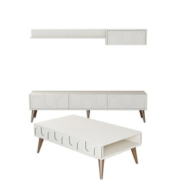 Hanah Home Lyon 3 - Crema y Nogal